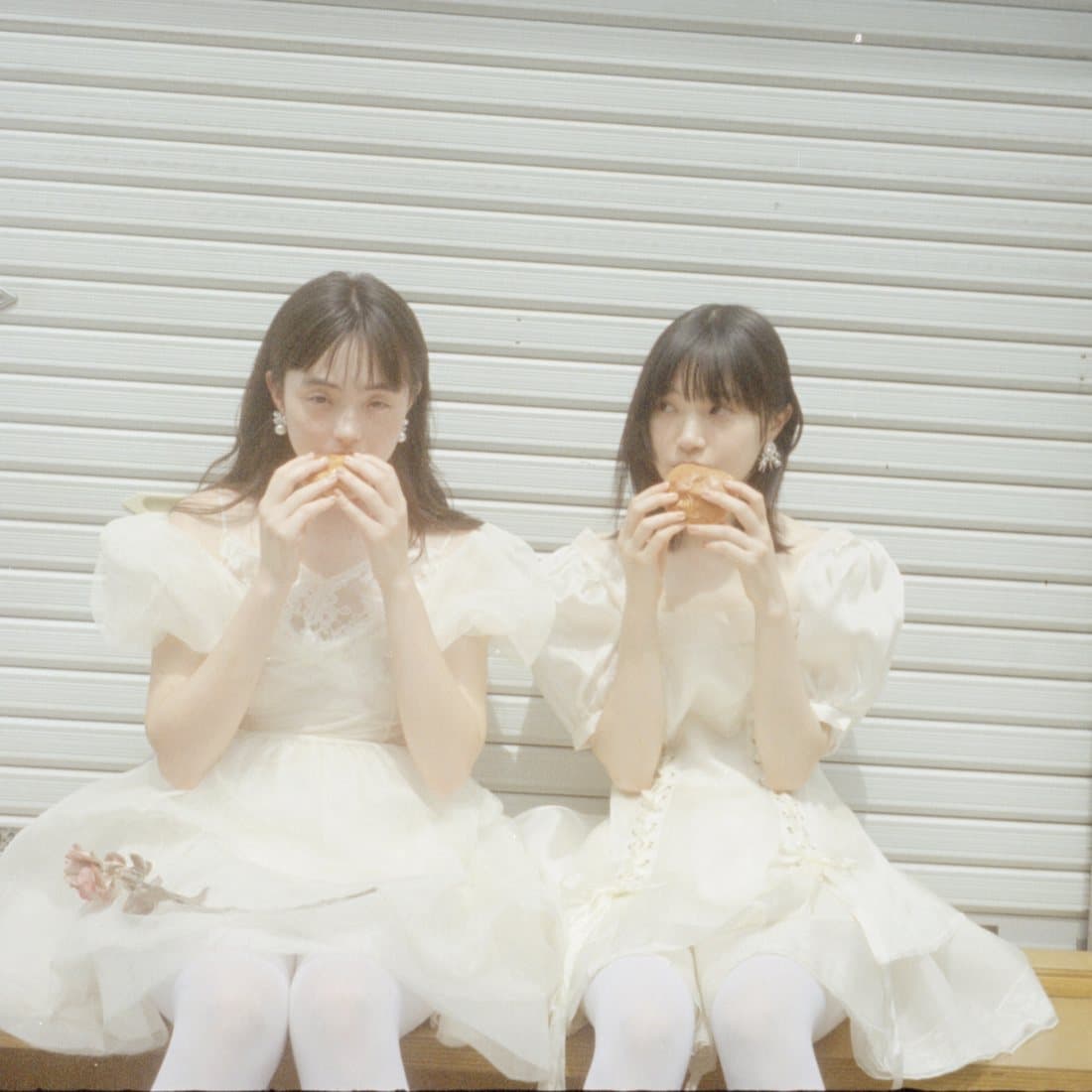 Two girls in layered tulle